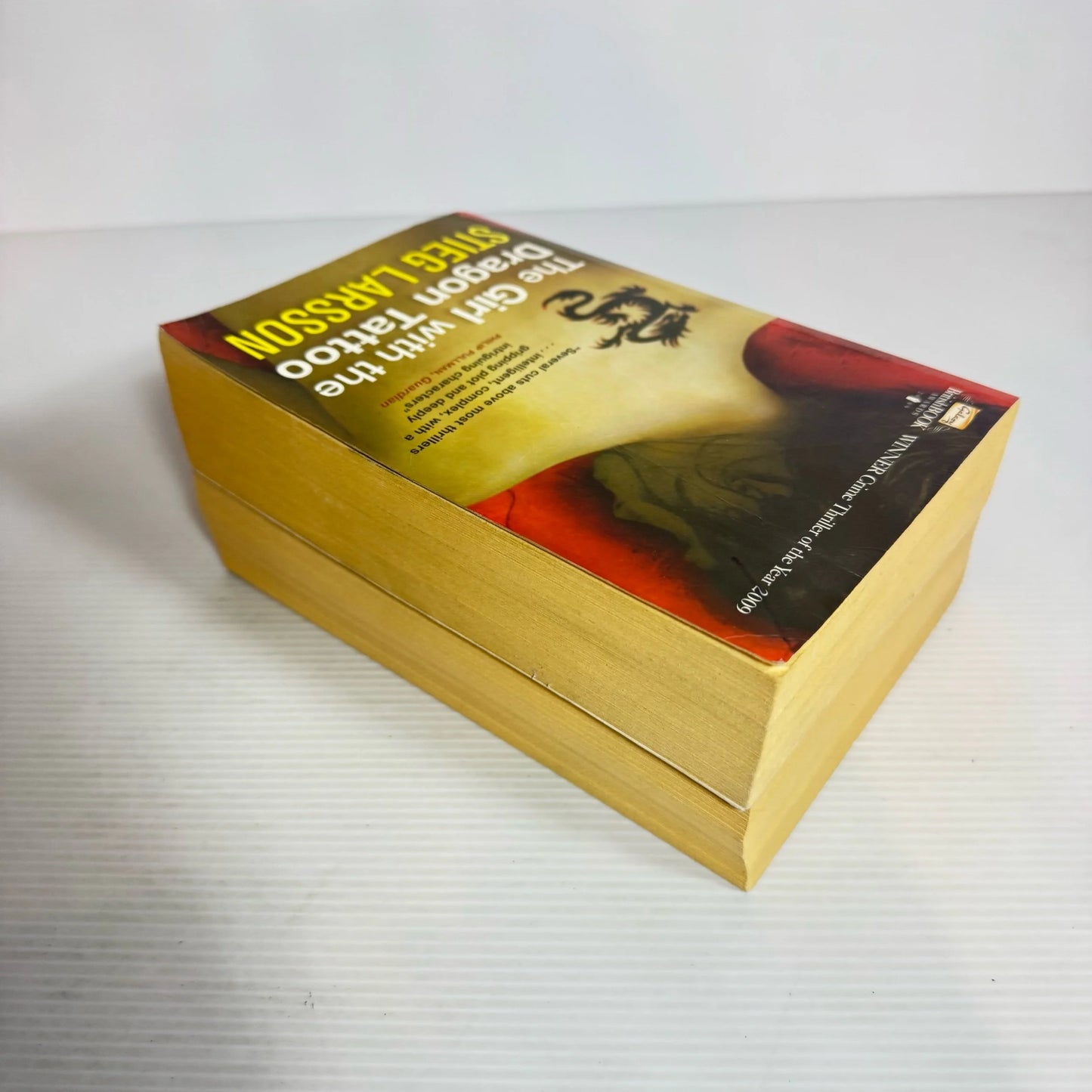 Stieg Larsson Book Bundle x 2 : The Girl With The Dragon Tattoo & The Girl Who Played With Fire  (2320)