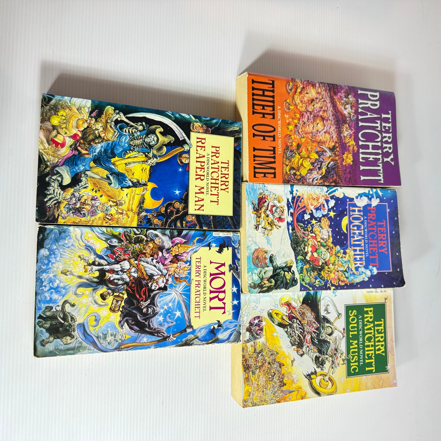 Death Novels Book Bundle x 5 Books - Terry Pratchett (3122)