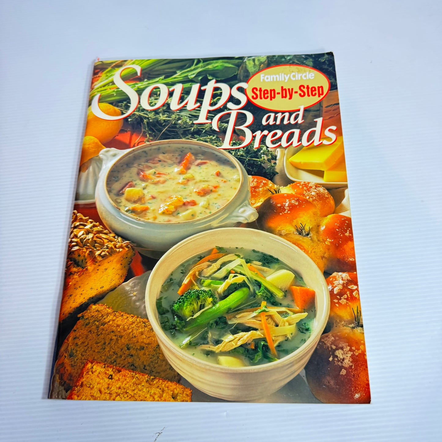 Soup Cookbook Bundle x 3 : Easy Soups - Love Food, 1 Stock, 100 Soups - Love Food, & Soups and Breads - Family Circle Step-by-Step (3320)