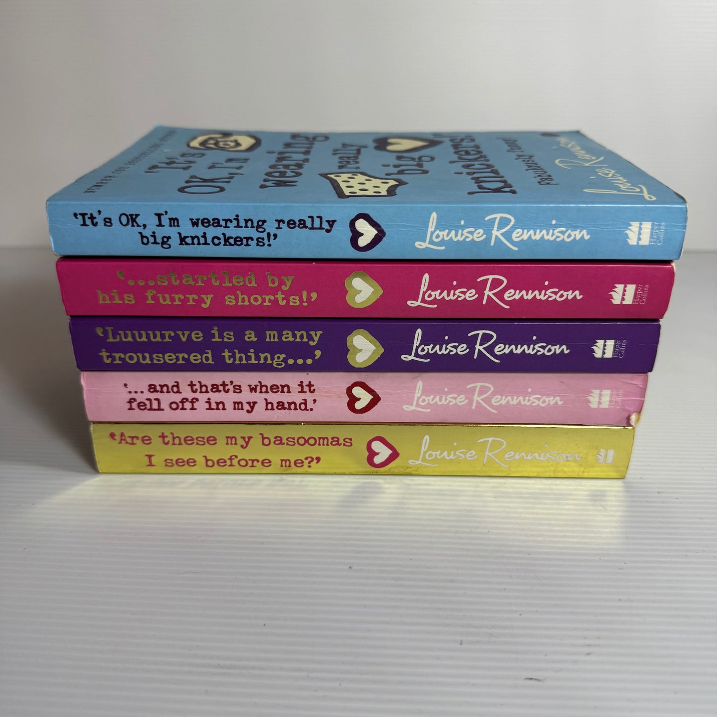 Louise Rennison Contemporary Humor Book Bundle x 5 Books (3115)