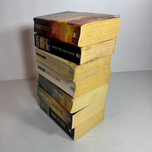 Wilbur Smith - Courtney Series Book Bundle x 7 Books (2481)