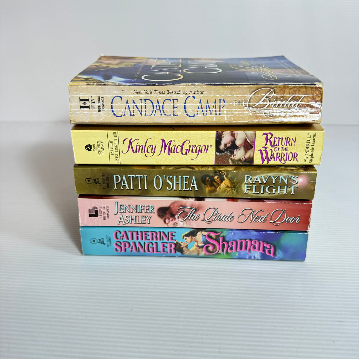 Historical Romance Bundle x 5 : Ravyn's Flight - Patti O'Shea, Return of the Warrior - Kinley MacGregor, The Bridal Quest - Candace Camp, The Private Next Door - Jennifer Ashley, Shamara - Catherine Spangler(3356)