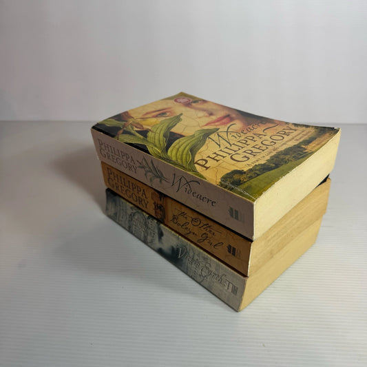 Philippa Gregory Book Bundle x 3 Books : Wideacre, The Other Boleyn Girl, Virgin Earth (2340)