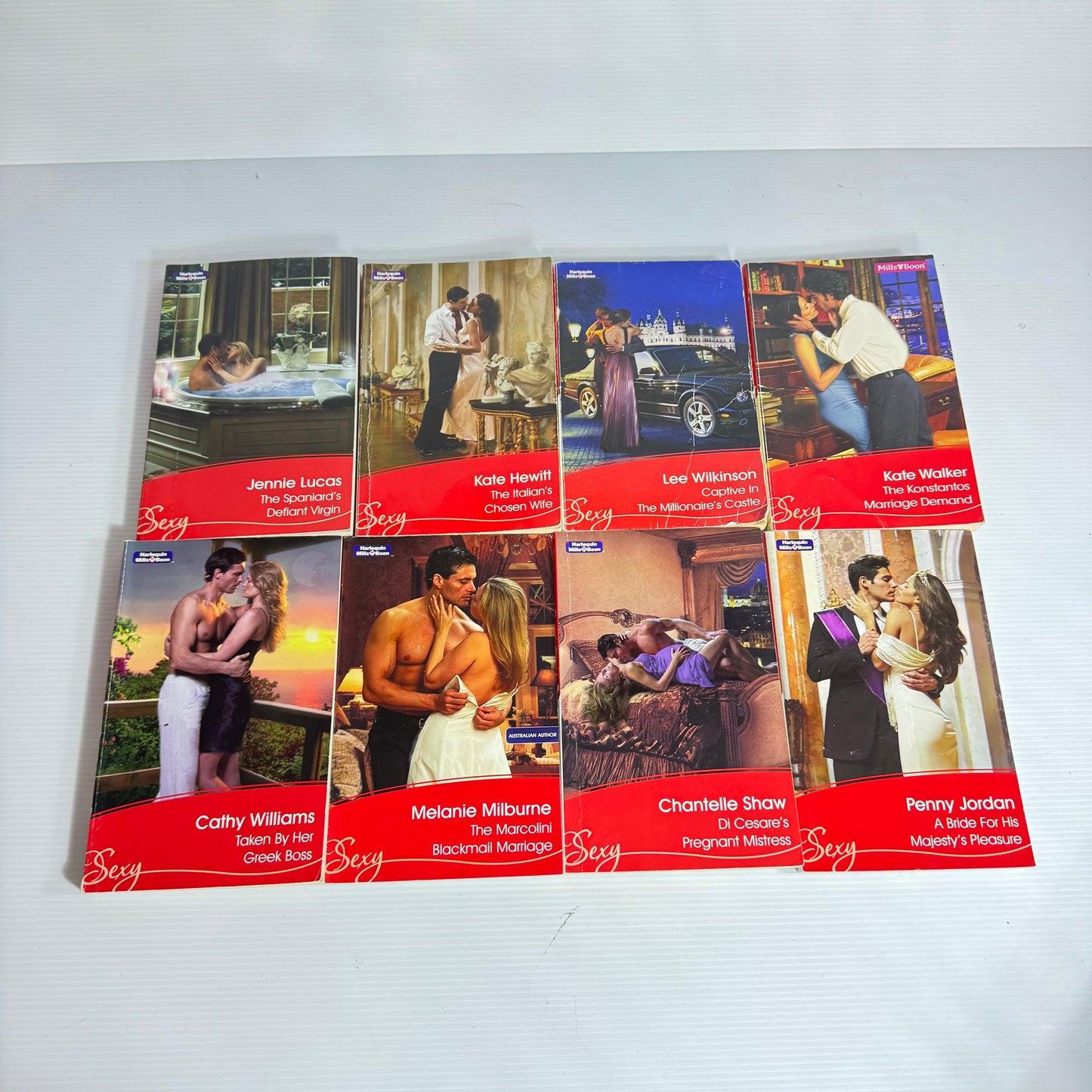 Mills & Boon Sexy Book Bundle x 8 Books (3144)