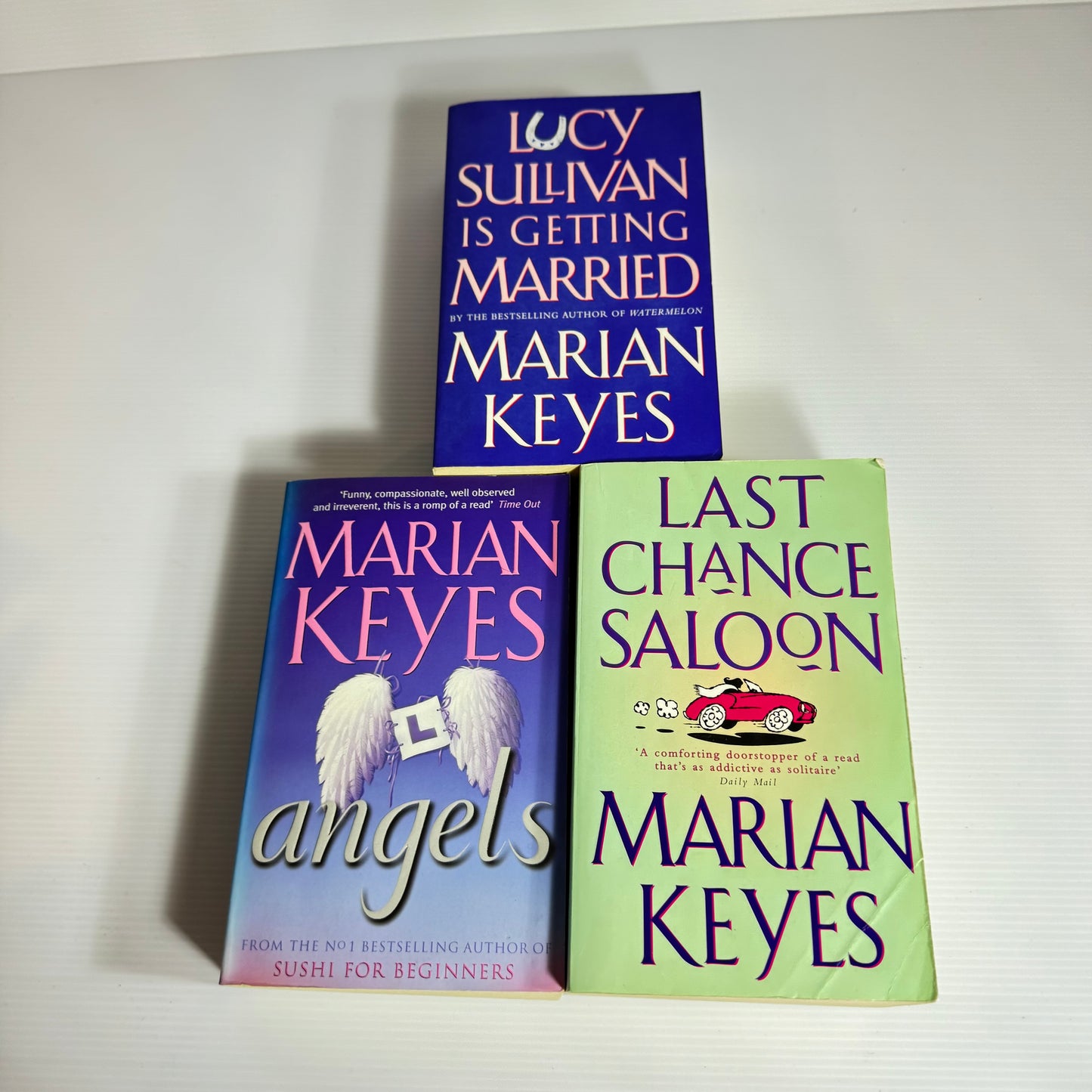 Marian Keyes Book Bundle x 3 : Angels, Lucy Sullivan is Getting Married, Last Chance Saloon (2980)