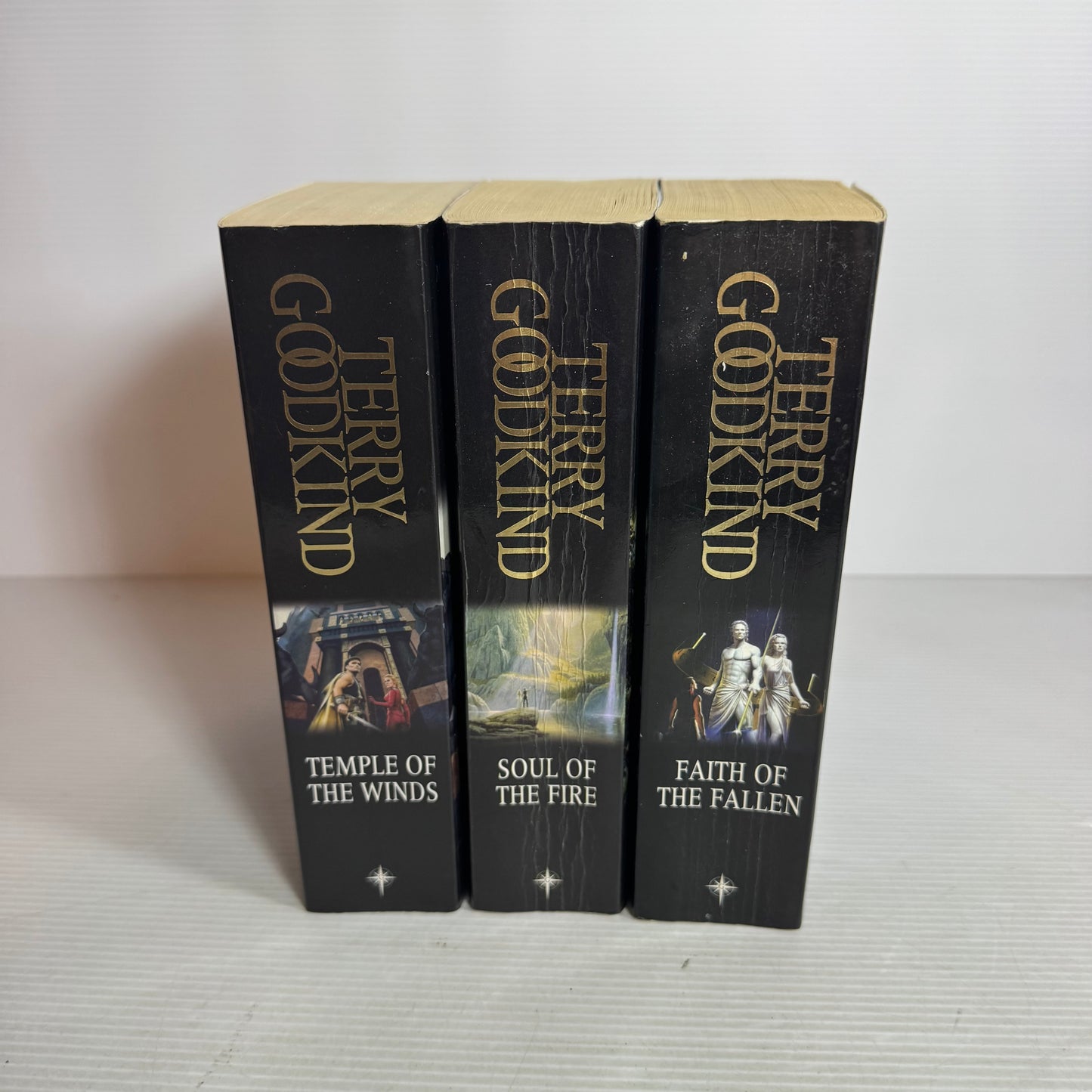 Terry Goodkind Book Bundle x 3 : Temple of the Winds, Soul of the Fire, Faith of The Fallen (2894)