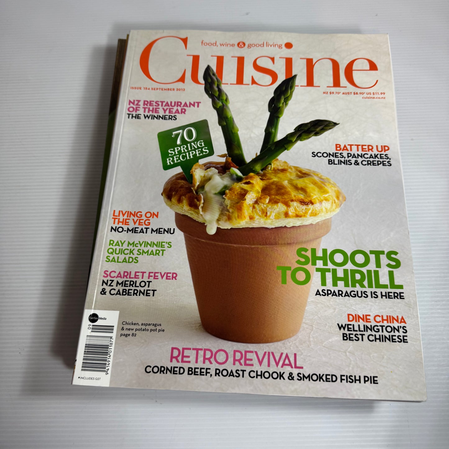 Cuisine Magazine Bundle x 6 : 2012 Issues 150, 151, 152, 153, 154, 155 (3339)