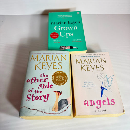 Marian Keyes Book Bundle x 3 Books : Grown Ups, Angles & The Other Side of the Story