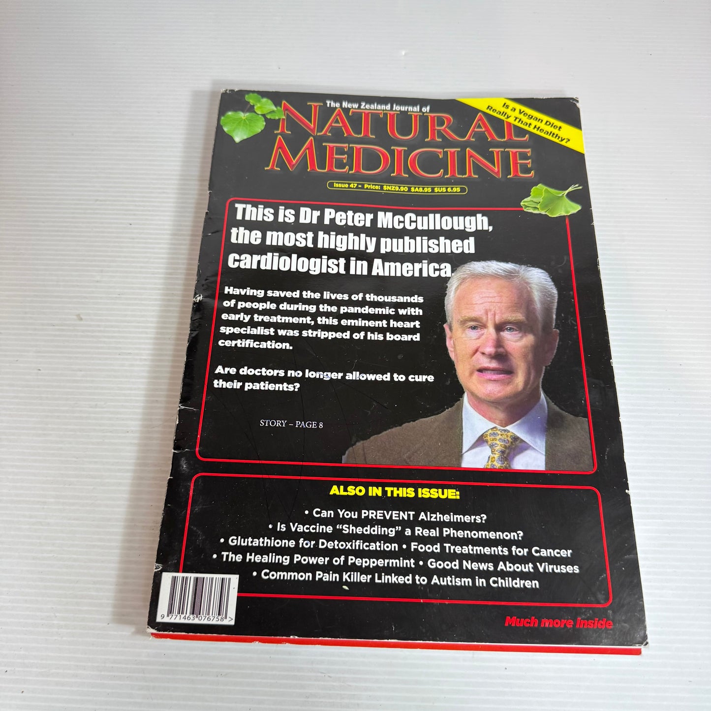 The New Zealand Journal of Natural Medicine Magazine Bundle x 3 : Issues 47, 49, 50 (2548)