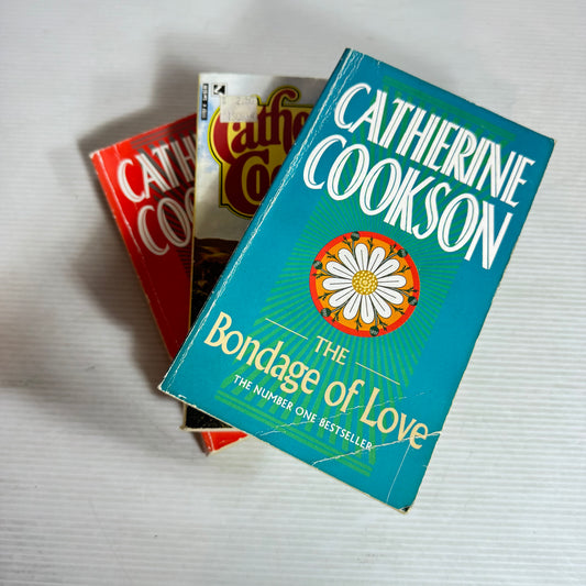 Catherine Cookson Small Paperback Book Bundle x 3 : Tilly Trotter, Bill Bailey's Lot, The Bondage of Love, (2970)