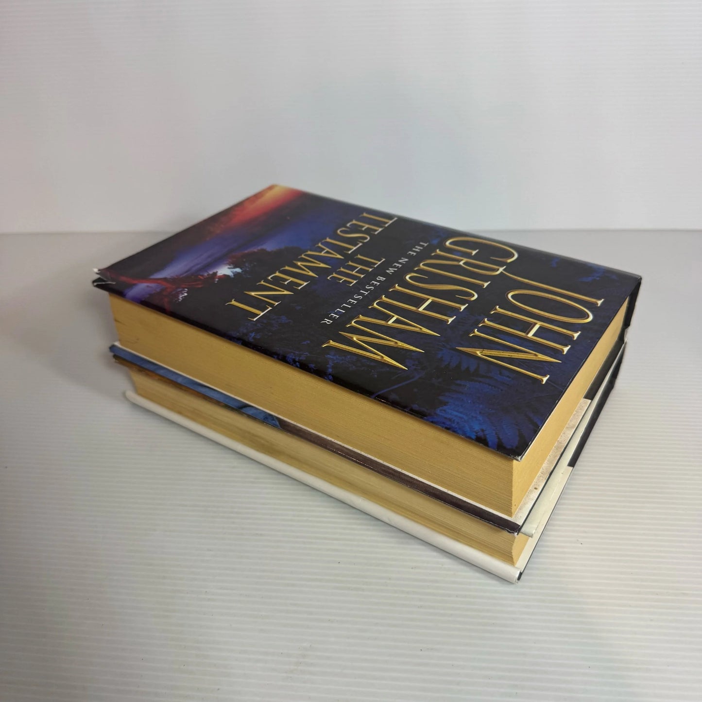 John Grisham Book Bundle x 2 : The Testament & The Brethren (2338)
