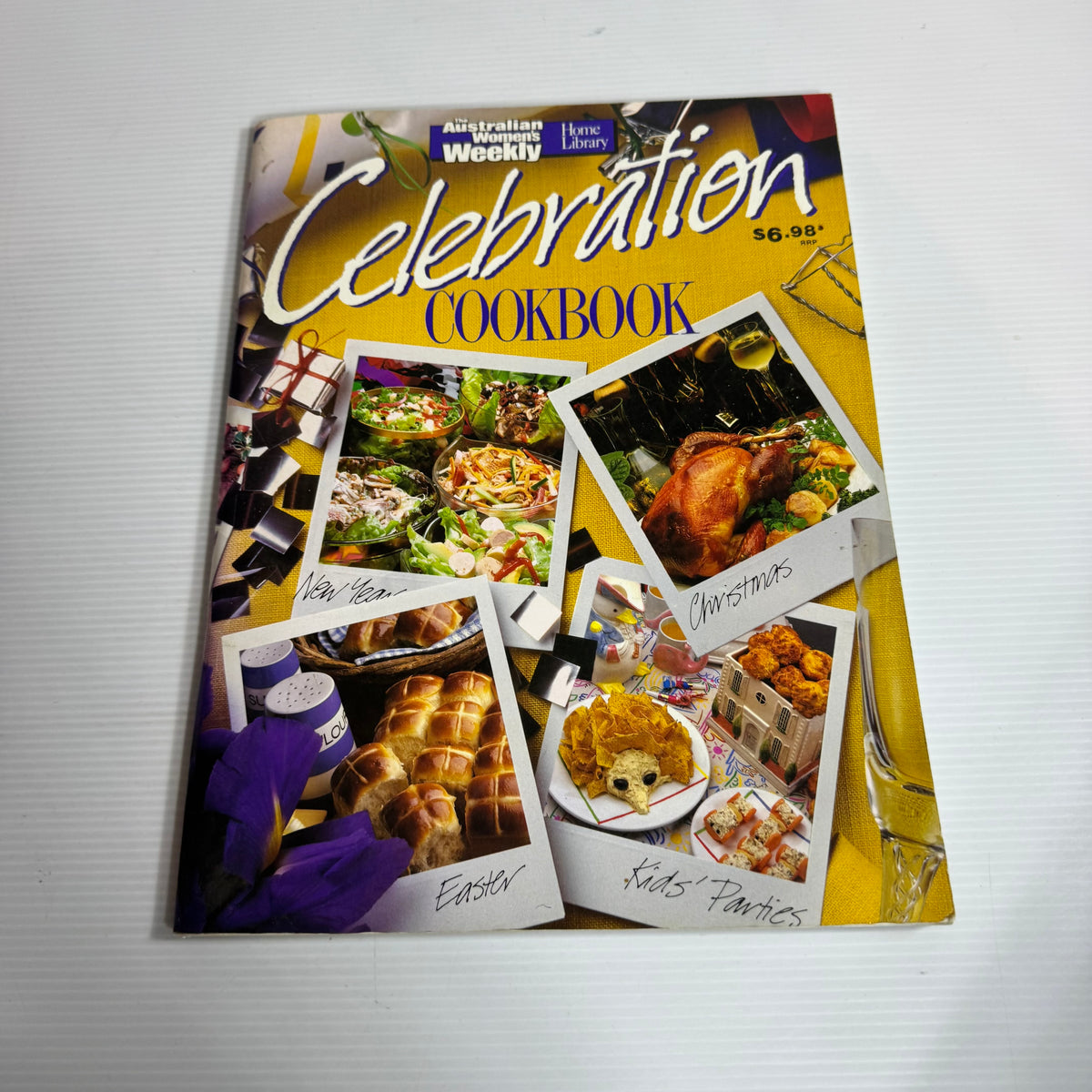 Vintage Cookbook Bundle x 4 Books : The Australian Women's Weekly Celebration Cookbook, Quick 'n' Easy Italian, Barbecues, Potatoes & Pumpkin (3303)