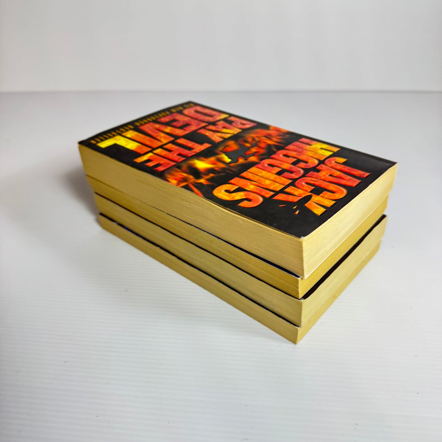 Jack Higgins Book Bundle x 4 : Pay the Devil, The White House Connection, Exocet, Passage By Night (3086)