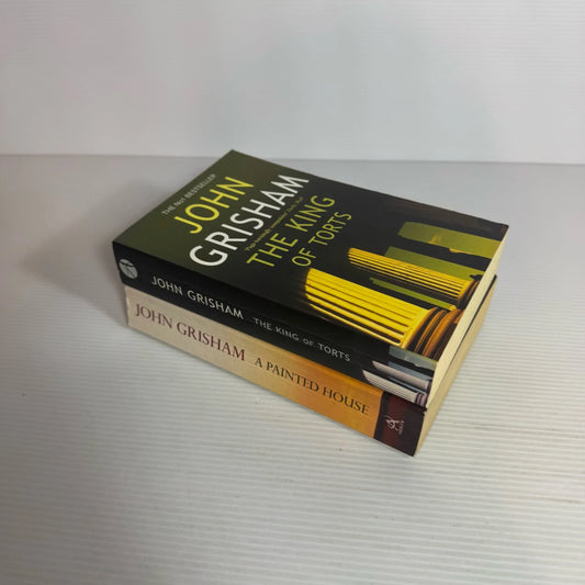 John Grisham Book Bundle x 2 Books : The King of Torts & A Painted House (2335)