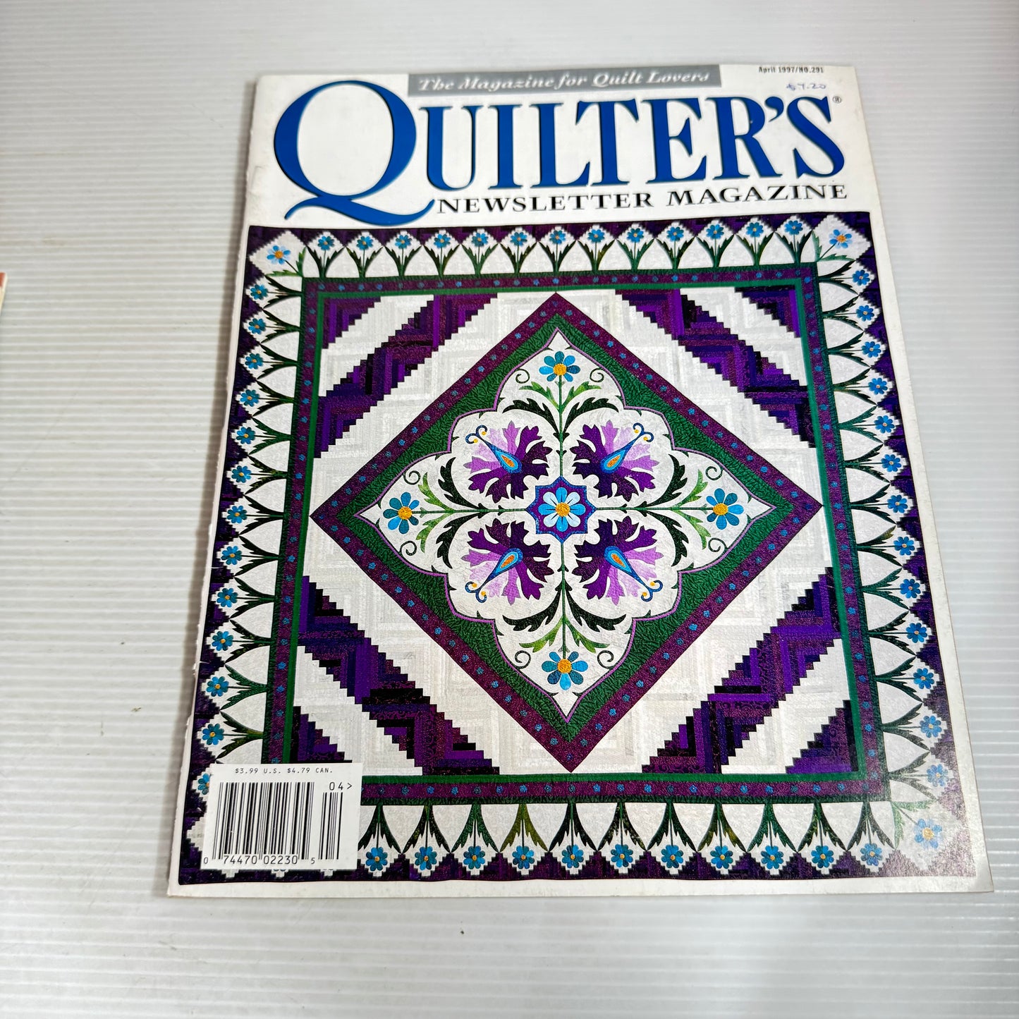 Quilter's Newsletter Magazine Vintage Bundle x 7 Magazines (2617)