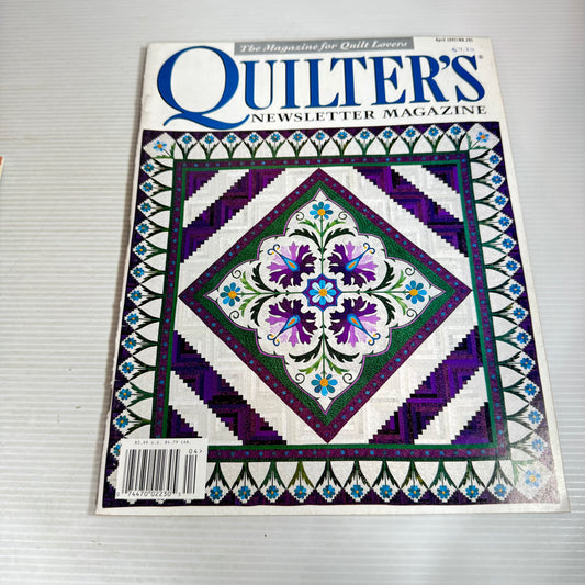 Quilter's Newsletter Magazine Vintage Bundle x 7 Magazines (2617)