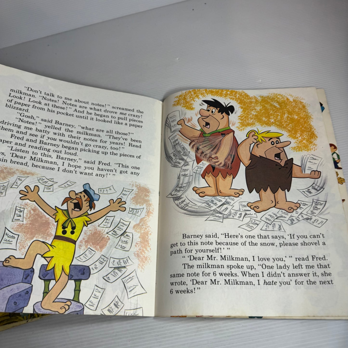 Vintage Flintstone 1970's Giant Durabooks for Children x 6 Books (2606)