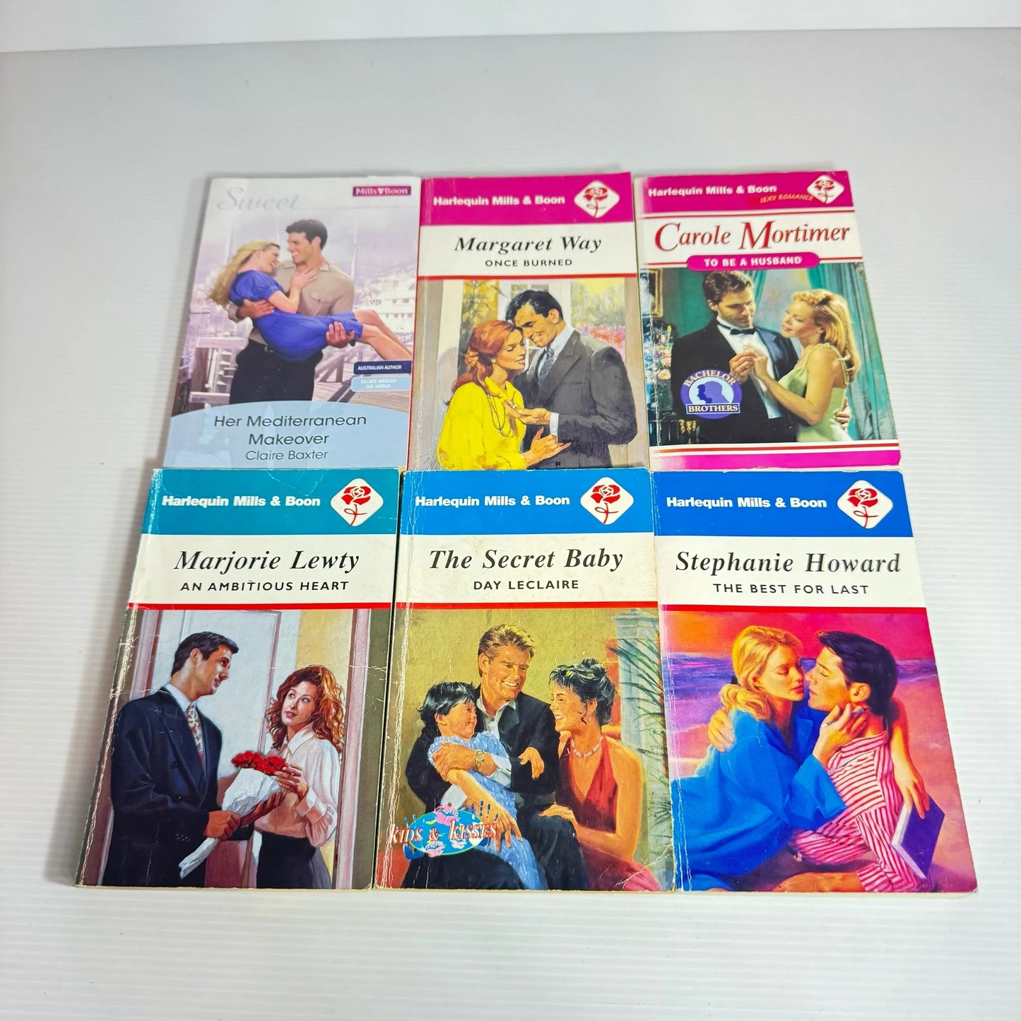 Mills & Boon Book Bundle x 6 Books : Mixed Themes  (2282)