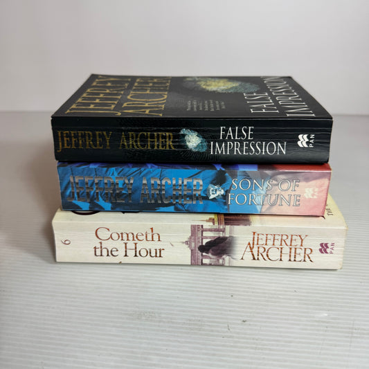 Jeffery Archer Book Bundle x 3 Books (2567)