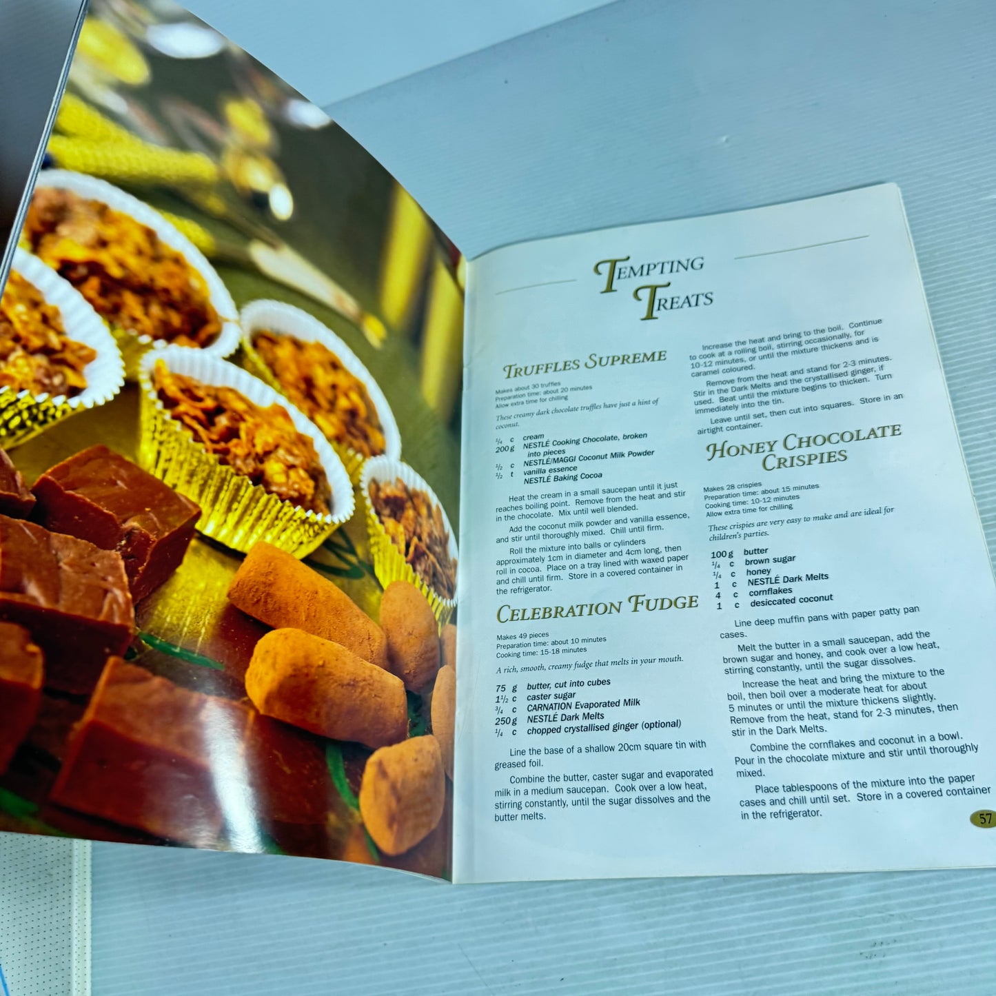 Chocolate Dessert Cookbook Bundle x 4 : Easy Chocolate, The Book of Desserts - Sally Taylor, The Book of Chocolates & Petits Fours - Beverley Sutherland Smith, Chocolate Creations - Nestle(3045)