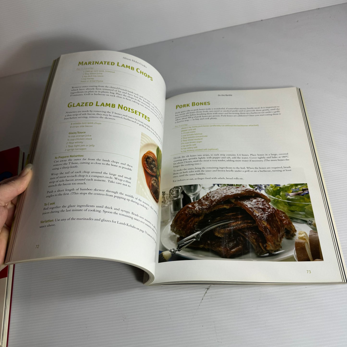 Alison Holst Cookbook Bundle x 2 : Cooks : Cool Food For Warmer Days & Warming Food For Cooler Days (3250)