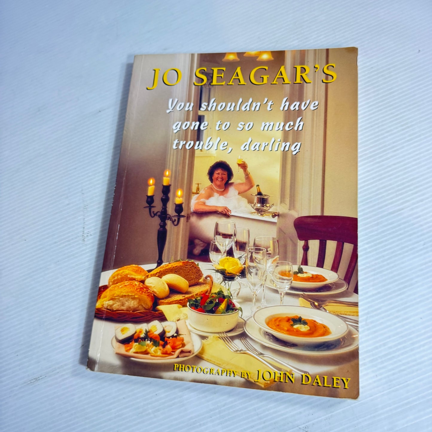 Jo Seagar Cookbook Bundle x 2 : The Cook School Recipes & You Shouldn't Have Gone to So Much Trouble, Darling (Vintage 1977)(2926)
