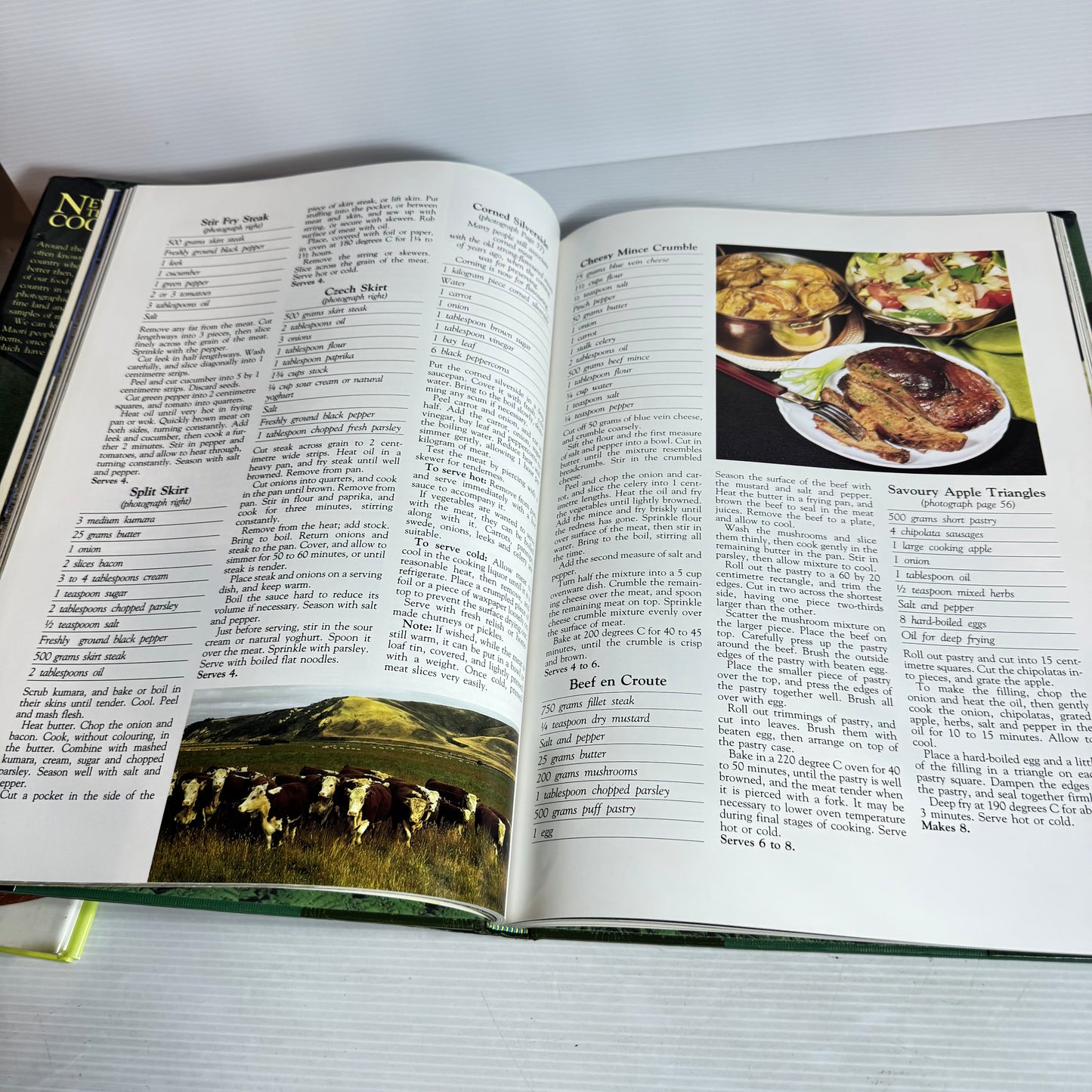 New Zealand Hardcover Cookbook Bundle x 3 : Taste of New Zealand : Winter, Country New Zealand : A Culinary Journey, The Beautiful New Zealand Cookbook - Tui Flower (2932)