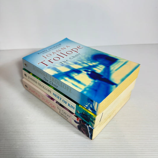 Joanna Trollope Book Bundle x 3 Books : The Choir, Next of Kin, The Other Family (2500)