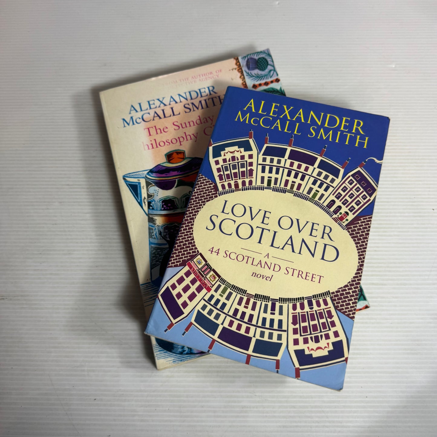 Alexander McCall Smith Book Bundle x 2 : Love Over Scotland & The Sunday Philosophy Club (2831)
