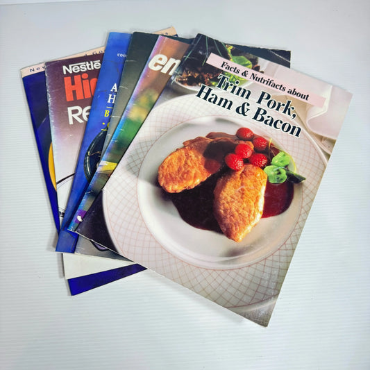 Vintage Cookbook Bundle x 6 Books (2254)