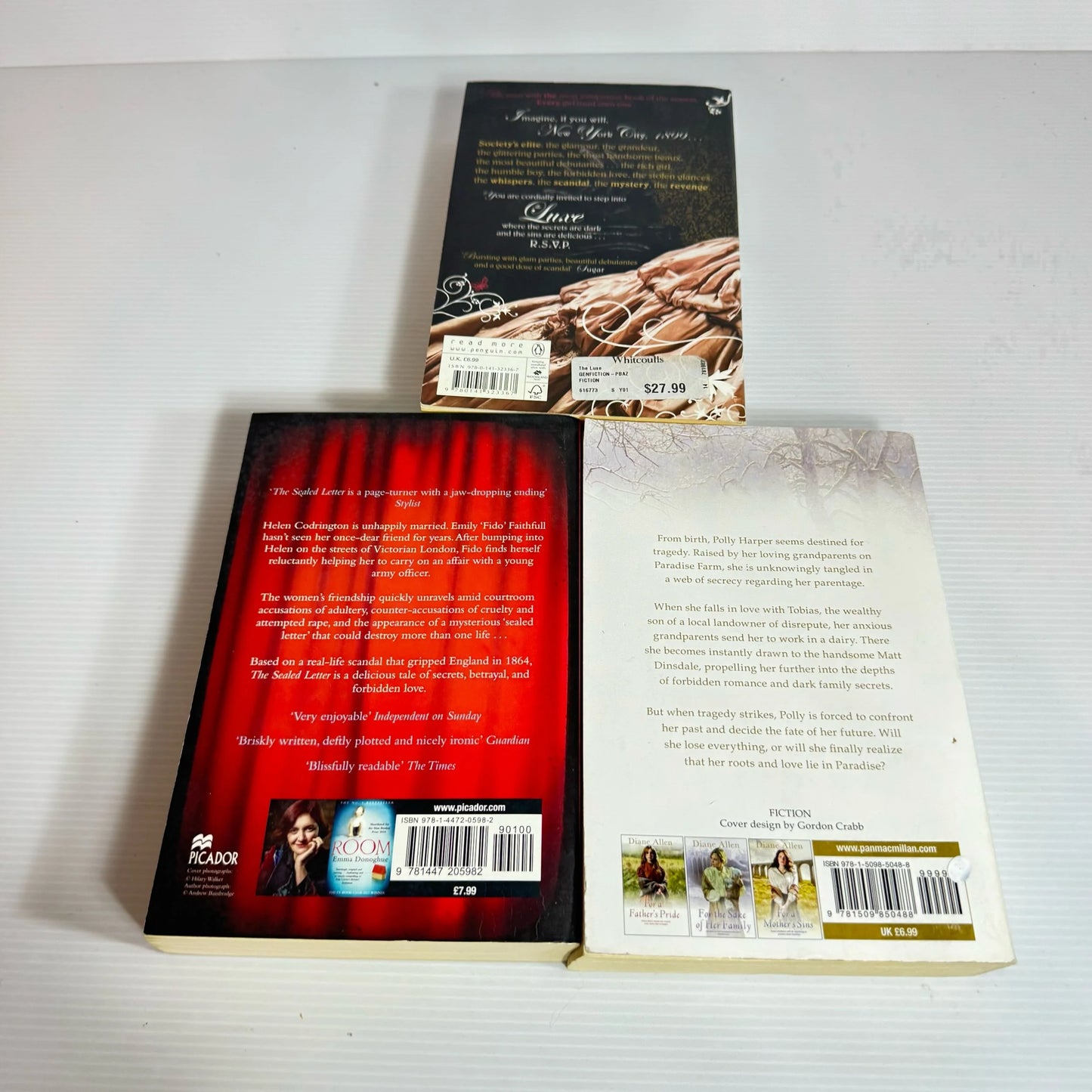 Historical Romance Book Bundle x 3 Books : Various Authors (2148)