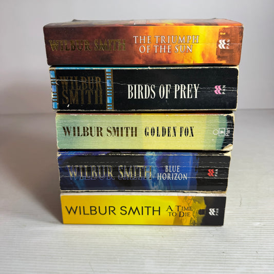 Wilbur Smith "Courtney Series" Book Bundle x 5 Books (2959)