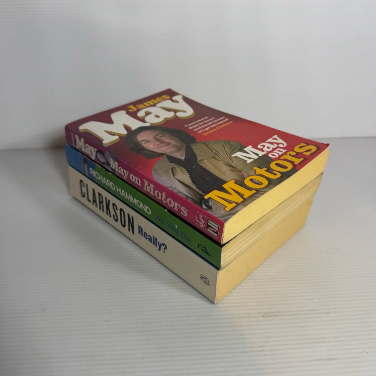 May, Hammond & Clarkson Book Bundle x 3 : May on Motors, As You Do - Richard Hammond, Really? - Clarkson (2336)