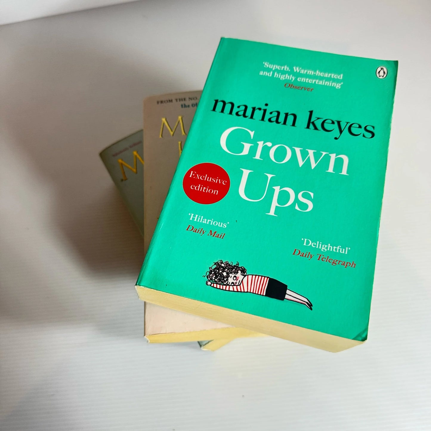 Marian Keyes Book Bundle x 3 Books : Grown Ups, Angles & The Other Side of the Story