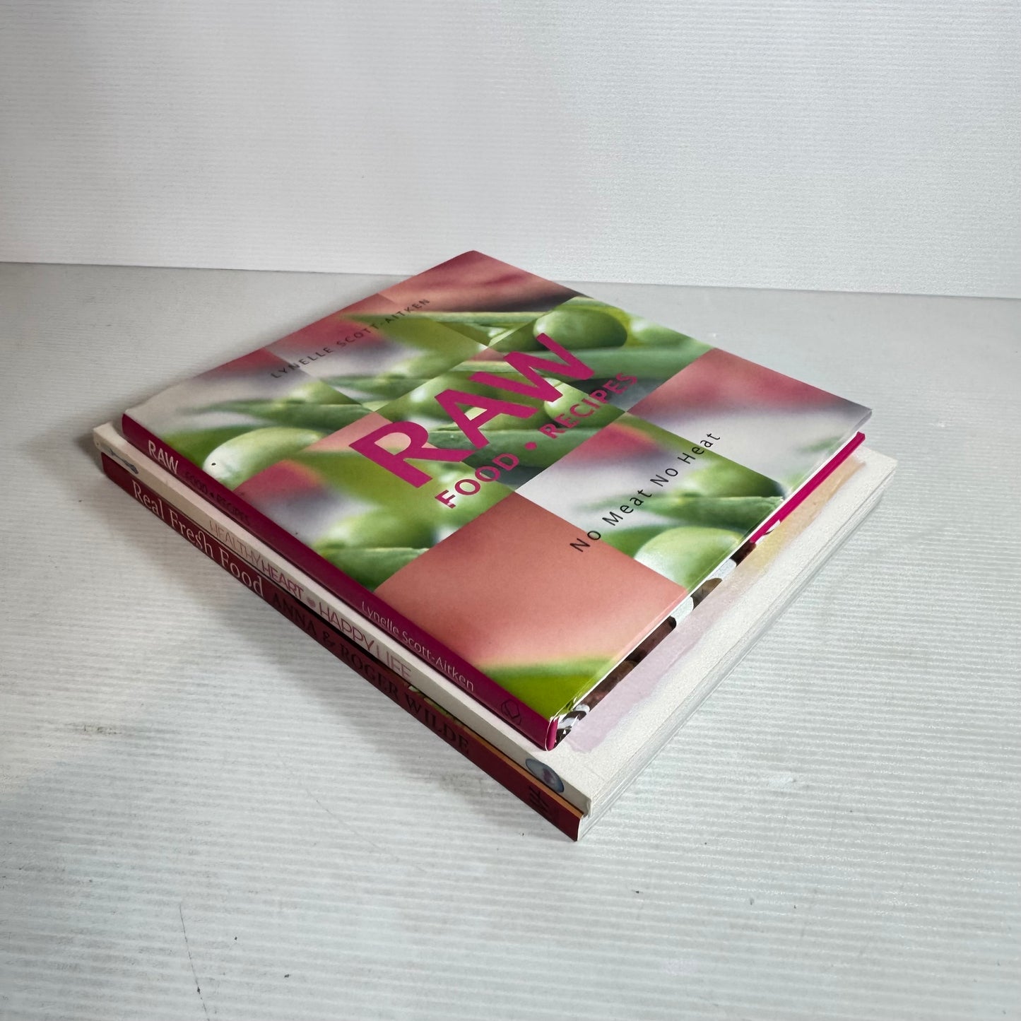 Real Fresh Raw Cookbook Bundle x 3 Books (2798)