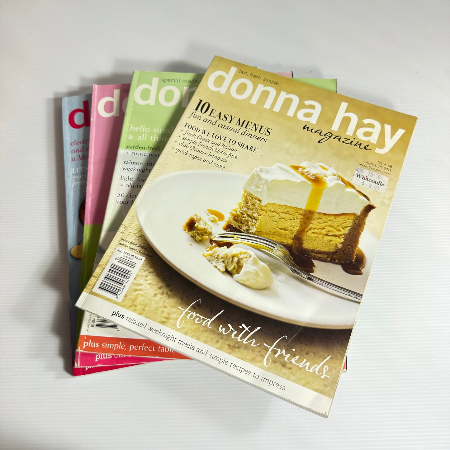 Donna Hay Magazine Bundle x 4 Magazines : Issues 29, 58 & 60 and Annual 6(3243)