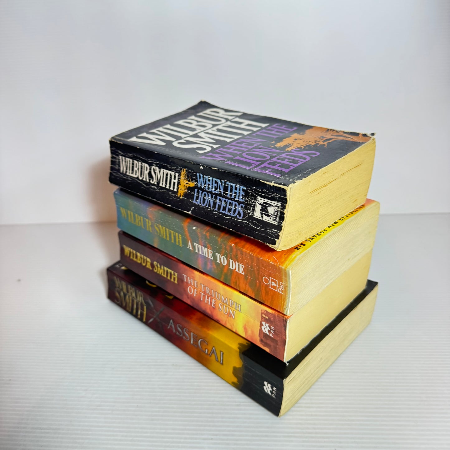 Wilber Smith -  Courtney Series Book Bundle x 4 Books (2521)