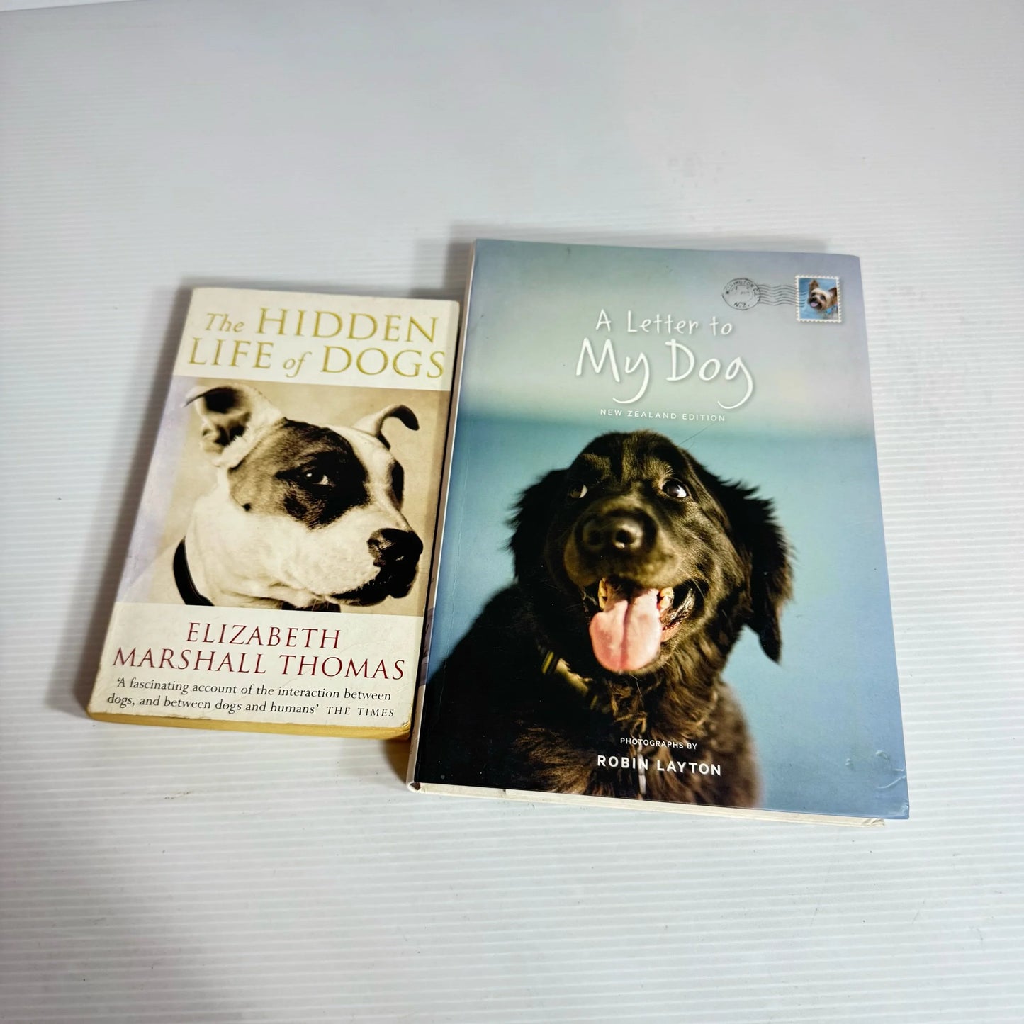 Dog Lovers Book Bundle x 2 Books : The Hidden Life of Dogs & My Letter to My Dog (2281)