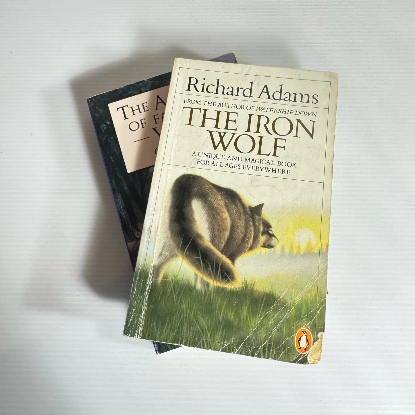 Animal Themed Fiction Book Bundle x 2 Books : The Iron Wolf - Richard Adams & The Animals of Farthing Wood - Colin Dann (2143)