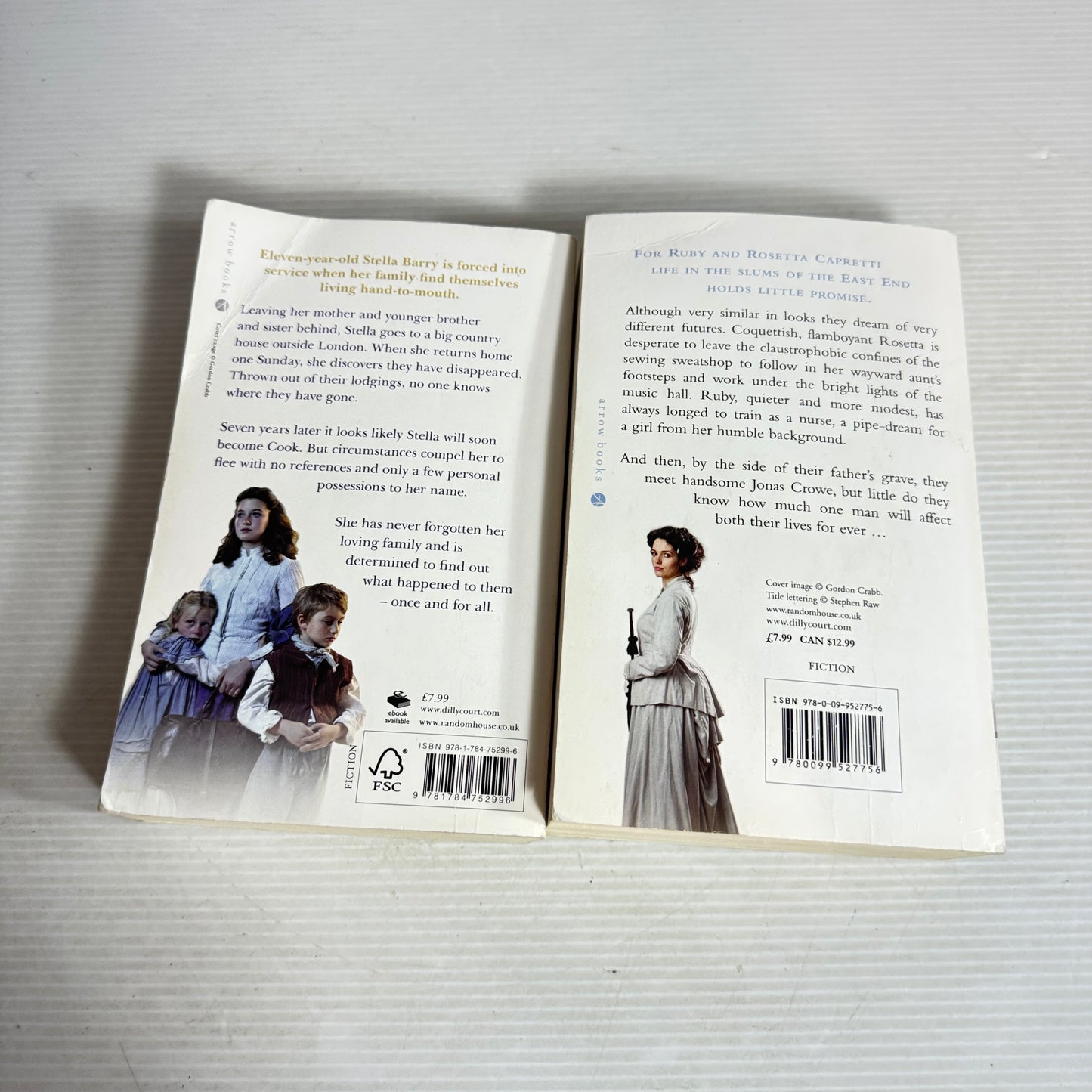 Dilly Court Book Bundle x 2 : The Dollmaker's Daughters & A Loving Family (3033)
