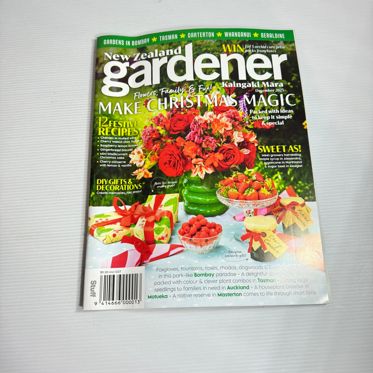 New Zealand Gardener Magazine x 11 : 2025 Jan, Feb, March, May, June, July Aug, Sept, Oct,  Nov, Dec (3329)