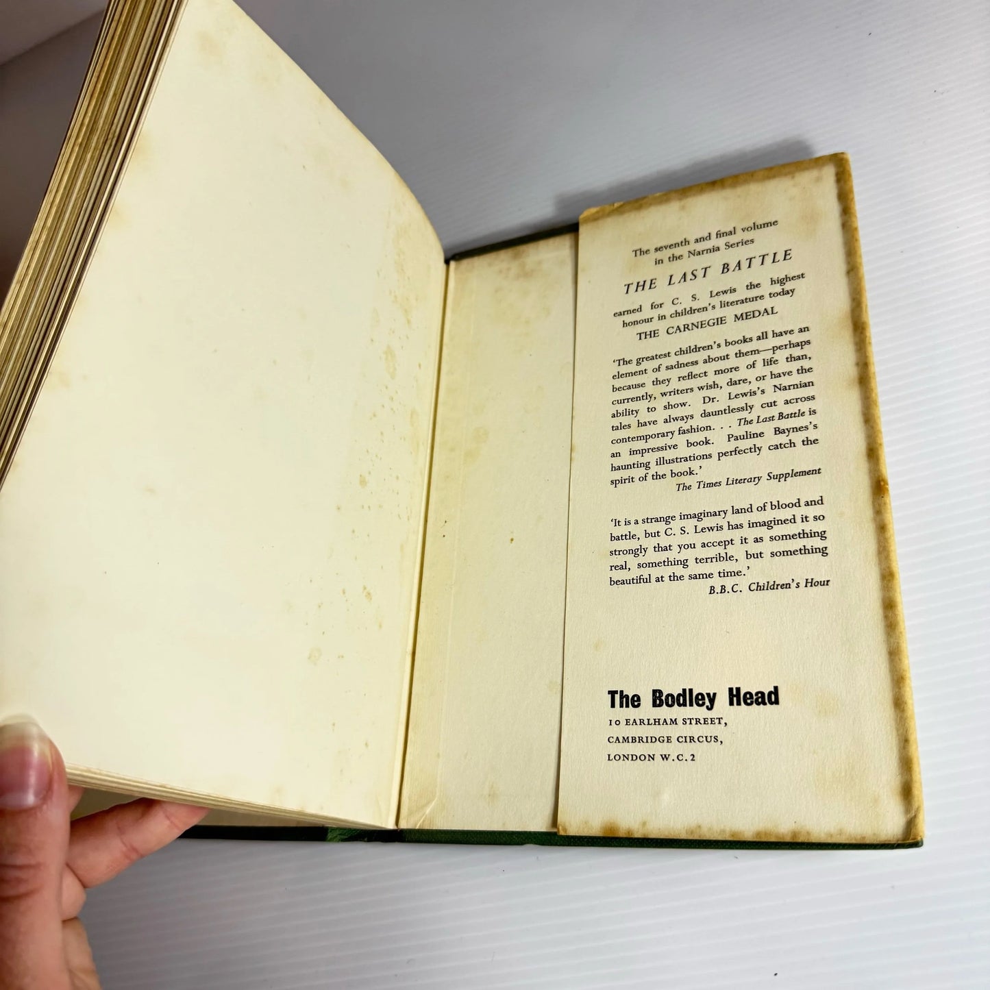 The Magician’s Nephew (3rd Ed.)  -  C. S. Lewis (Vintage 1960)