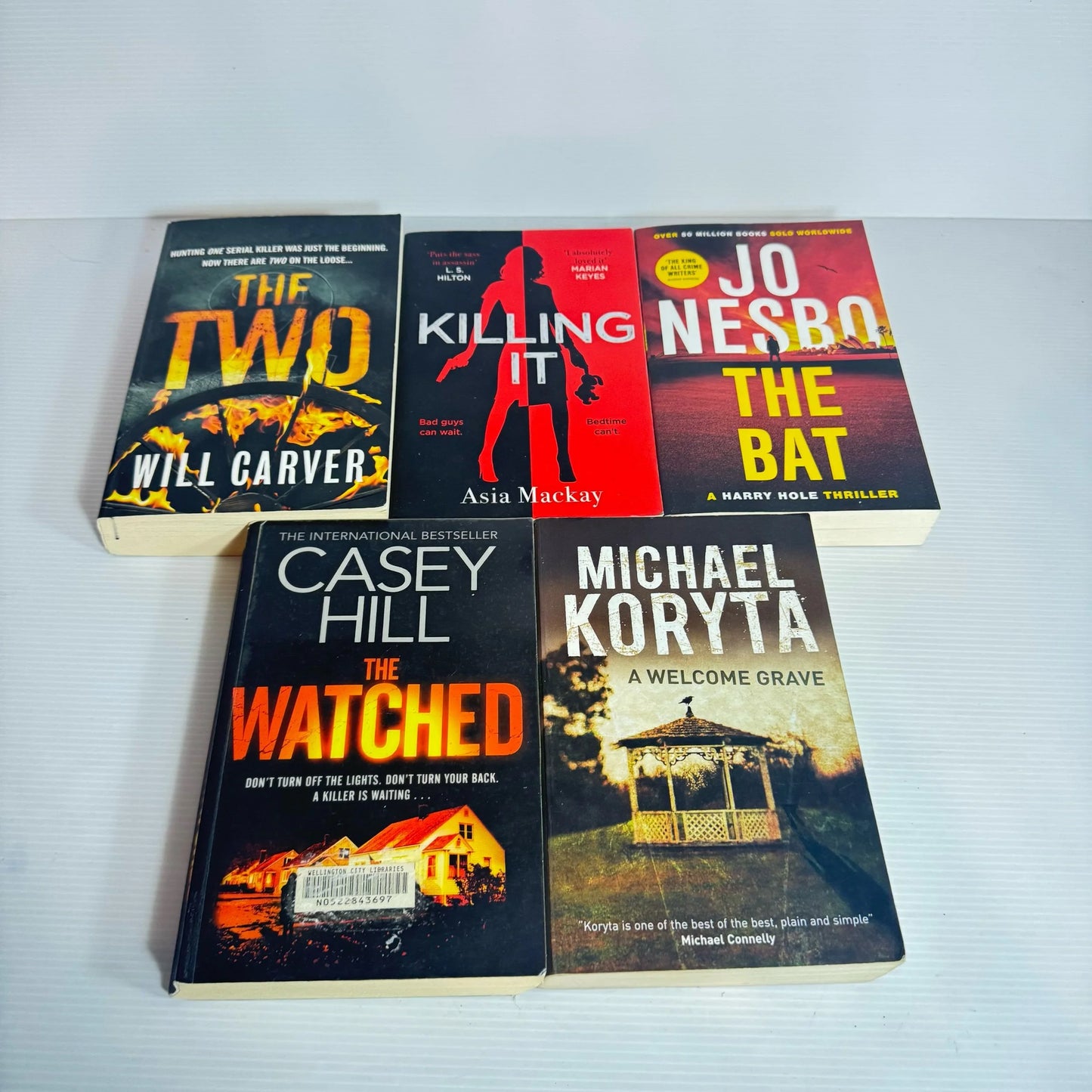 Crime Thriller Book Bundle x 5 Books : Various Authors (2289)