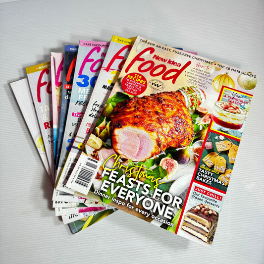 New Idea Food Magazine Bundle x 7 Magazines (2608)