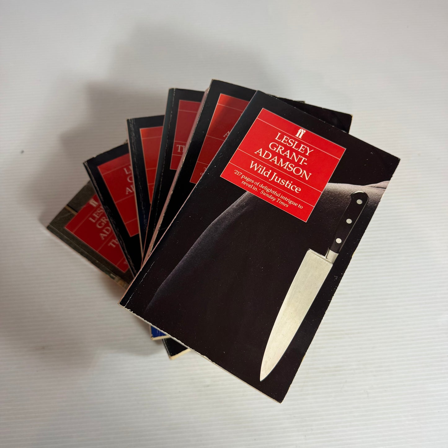 Lesley Grant-Adamson Crime/Mystery Vintage Book Bundle x 6 Books (2490)