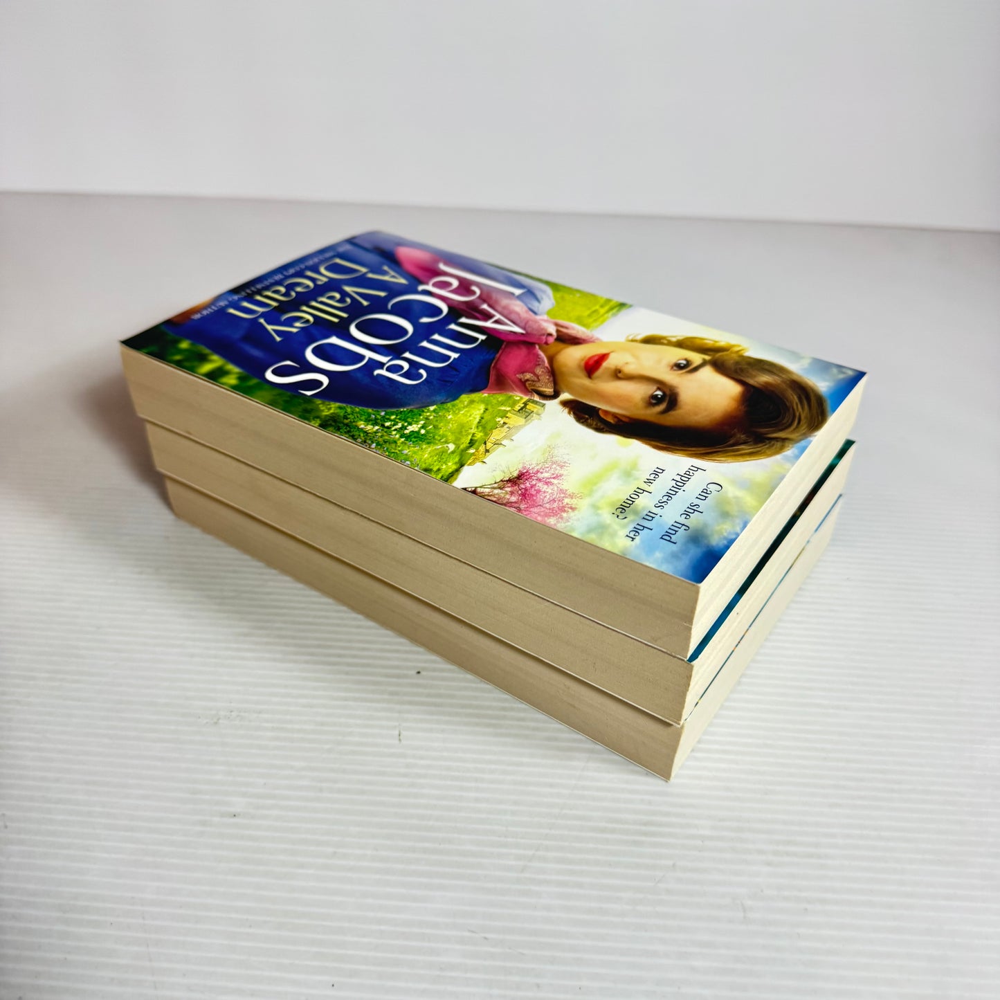 Anna Jacobs Historical Romance Book Bundle x 3 Books : A Valley Dream, A Valley Wedding, Silver Wishes(2482)