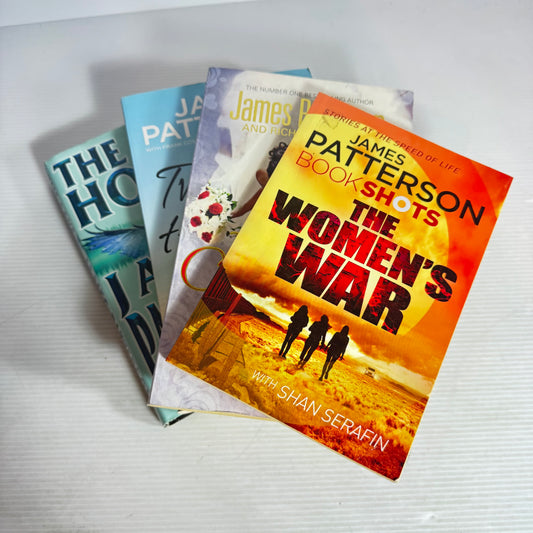 James Paterson Book Bundle x 4 : The Women's War, The Lake House, The Christmas Wedding, Toe From the Heart(2997)