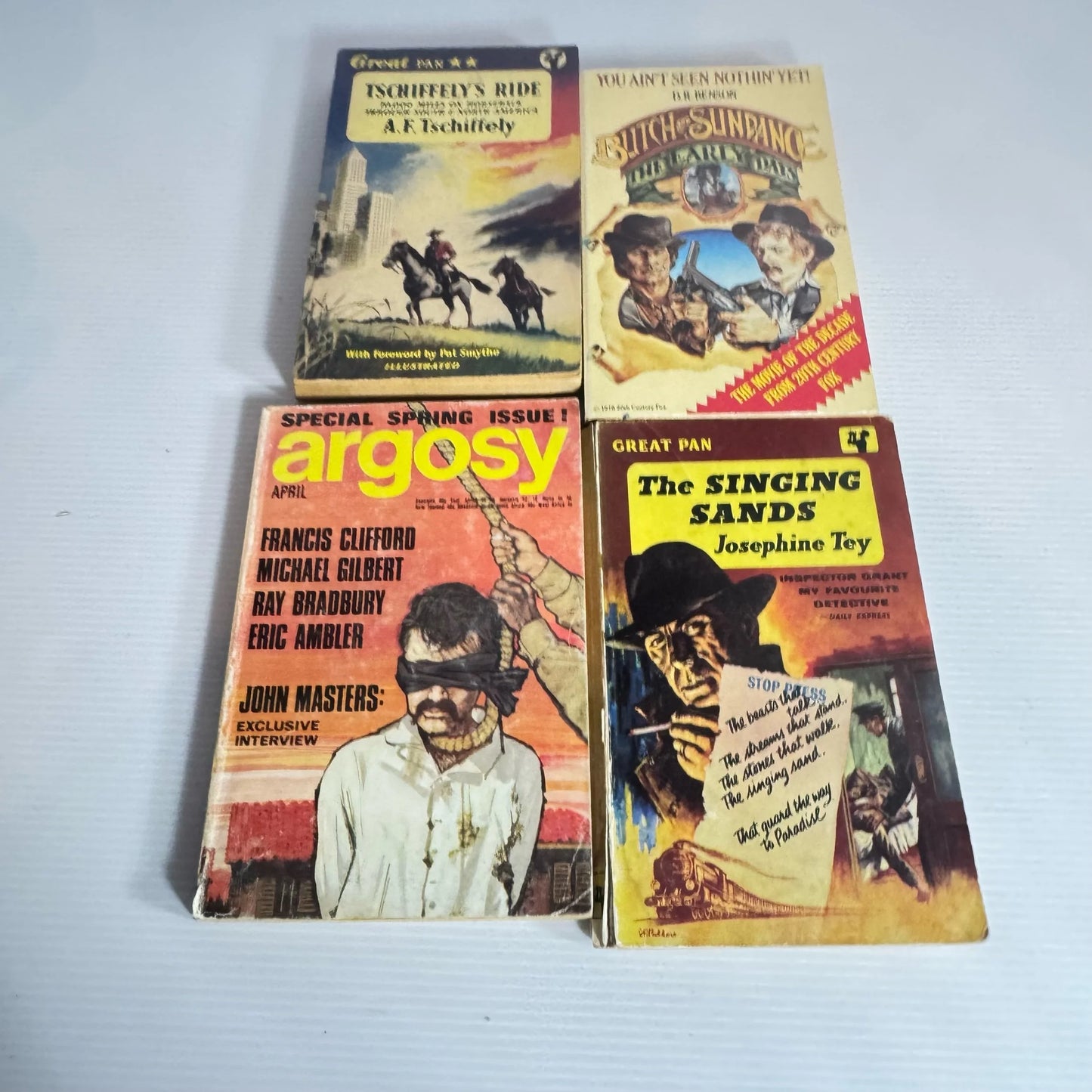 Western Vintage Book Bundle x 4 Books : Various Authors (Vintage 1957-1979) (2205)