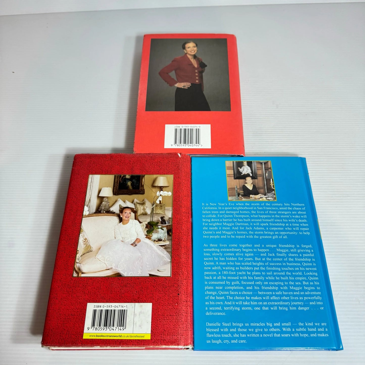 Danielle Steel Hardcover Book Bundle x 3 Books : Special Delivery, Miracle, Second Chance (2279)