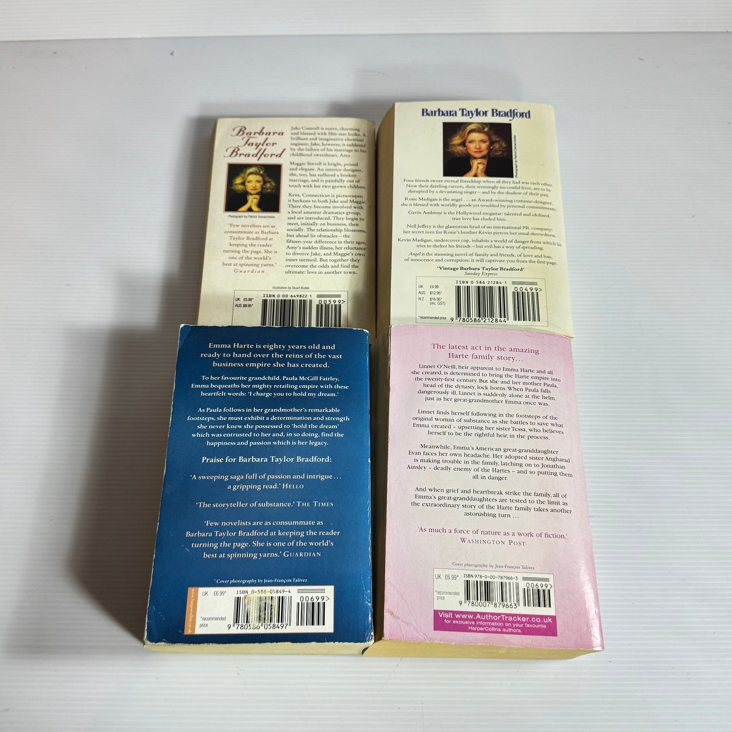 Barbara Taylor Bradford Book Bundle x 4 Books (3133)